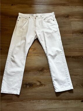 GAP Classic Slim Straight White Jeans - Clean Everyday Style